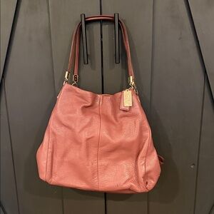 Coach Leather 3 compartment Shoulder Bag